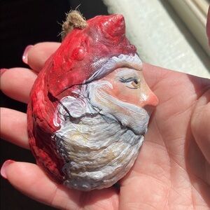 Handcrafted Santa Claus Ornament